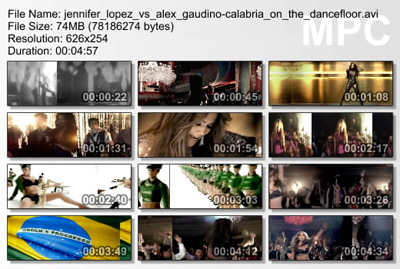 Jennifer Lopez vs Alex Gaudino - Calabria on the dancefloor