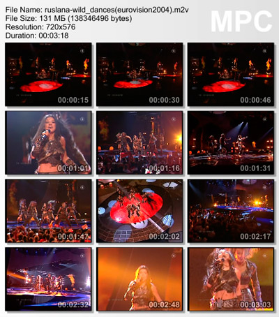 Руслана - Дикие танцы (Wild dances) - Евровидение 2004